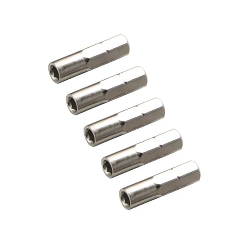 5 x 1/4 Zoll auf 4 mm Sechskant-Bit-Adapter, Steckschlüssel-Umwandler für präzises Schraubendreher-Set, Schraubendreher-Bit-Umwandlung 5 x 1/4 Zoll auf 4 mm Sechskant-Bit-Adapter, Steckschlüssel-Umwandler für präzises Schraubendreher-Set, Schraubendreher-Bit-Umwandlung von TQUXNGA