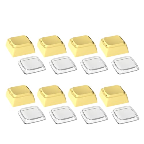 8-teiliges XDA-Profil-PC-Tastenkappen-Set von Haltbarkeit für lange Nutzungsdauer auf mechanischen Tastaturen, PBT-Tastenkappen-Set 8-teiliges XDA-Profil-PC-Tastenkappen-Set von Haltbarkeit für lange Nutzungsdauer auf mechanischen Tastaturen, PBT-Tastenkappen-Set von TQUXNGA