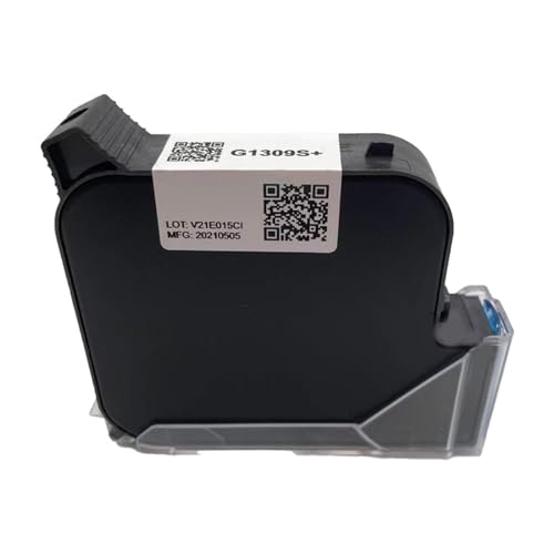 Black Printers Nachfüllpatrone für Handdrucker, schnell trocknend und langlebig, funktioniert mit G1309S+Drucker-Modellen, 25,4 mm von TQUXNGA