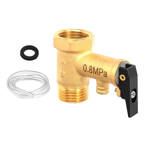 Hochleistungs-Messing-Druckablassventile, 0,8 MPa Schwellenwert, automatische Druckentlastung, 1,27 cm für Wohnwasserbereiter Hochleistungs-Messing-Druckablassventile, 0,8 MPa Schwellenwert, automatische Druckentlastung, 1,27 cm für Wohnwasserbereiter von TQUXNGA