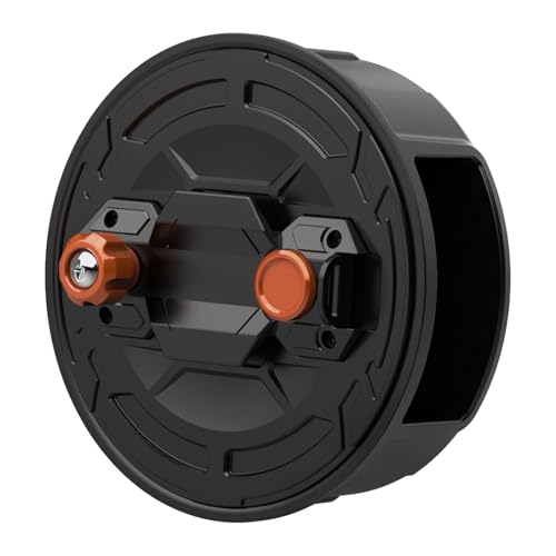 Kabel-Organizer mit Schnellentriegelung, glattes Design, Aluminium-Kabeltrommel für elektrische Sanitärprojekte, Kabeltrommel von TQUXNGA