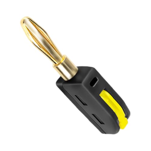 Kein Löten Bananenstecker mit hervorragender Isolierung für den sicheren Einsatz in Heimwerker Elektronik Technisches Training Testinstrument lötfreier Bananenstecker Kein Löten Bananenstecker mit hervorragender Isolierung für den sicheren Einsatz in Heimwerker Elektronik Technisches Training Testinstrument lötfreier Bananenstecker von TQUXNGA
