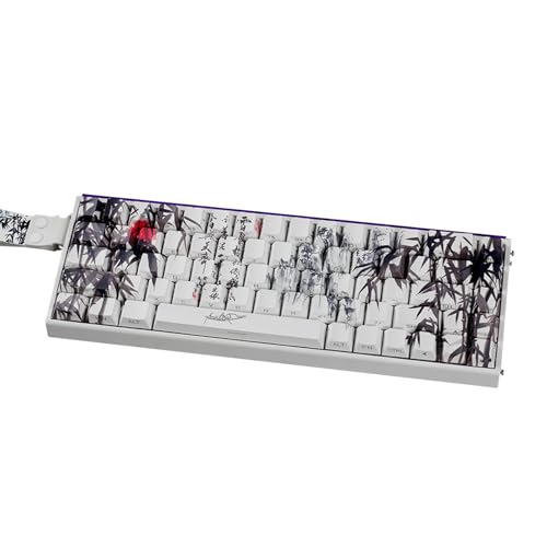 PBTs-Tastenkappen mit Bambuswald-Motiv, Original-Profilfarbstoffe, unterseitiger Druck für 61, 64, 68 ANSI ISOs, mechanische Tastaturen, Tinten, Bambuswald-Tastenkappen PBTs-Tastenkappen mit Bambuswald-Motiv, Original-Profilfarbstoffe, unterseitiger Druck für 61, 64, 68 ANSI ISOs, mechanische Tastaturen, Tinten, Bambuswald-Tastenkappen von TQUXNGA