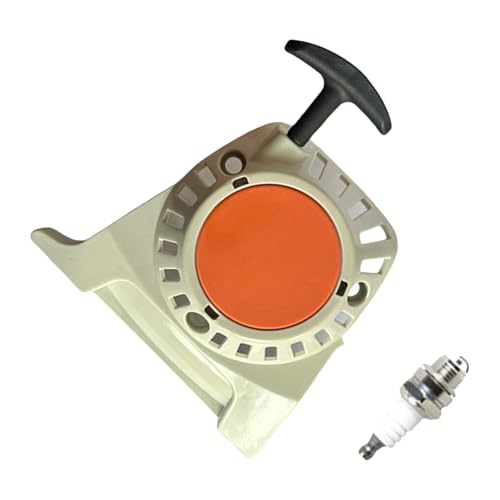 Schnell installierbarer Seilzugstarter für Outdoor-Elektrogeräte, passend für FS91 FS111 FS131 Trimmer, inklusive stabilem Funkenstop, Rückstoßstarter mit Stopp von TQUXNGA