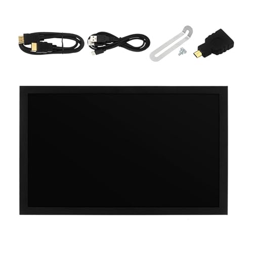 TQUXNGA 17,8 cm (7 Zoll) klarer Display-Monitor mit HDTV-kompatiblen VGA-AV-Eingängen, 1,5 W Lautsprecher für PC, Laptop, Kamera, Projektoren, LCD-Bildschirm mit HDTV-kompatibel von TQUXNGA