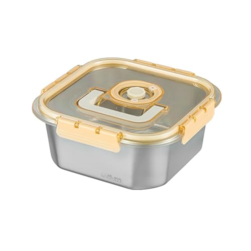 TQUXNGA Große Frischhaltedose Edelstahl Frischhaltebox Frischhaltebox für den täglichen Gebrauch von TQUXNGA