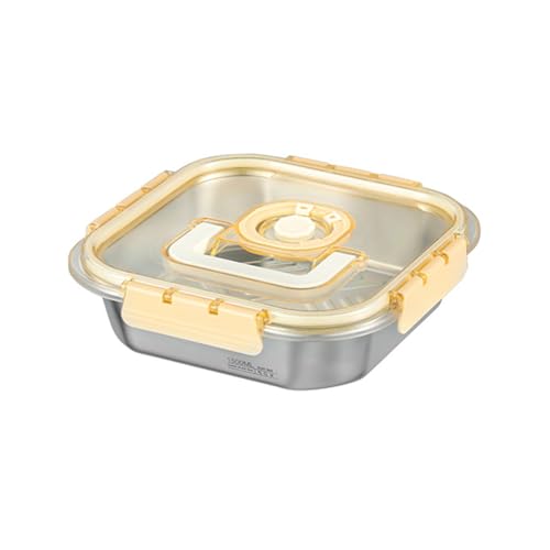 TQUXNGA Große Frischhaltedose Edelstahl Frischhaltebox Frischhaltebox für den täglichen Gebrauch von TQUXNGA