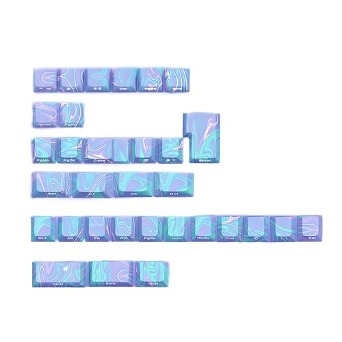 TQUXNGA Side Print Keycaps 136Keys Side Engraved Backlighting Keycap Set Ergonomic For Mechanical Keyboards von TQUXNGA