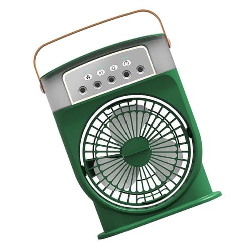 TQUXNGA Wiederaufladbarer Luftkühler, 5-Loch-Desktop-Ventilator mit 3 einstellbaren Geschwindigkeiten, ABS-Textur, für Schlafzimmer oder Büro, Luftzirkulationskühlgerät TQUXNGA Wiederaufladbarer Luftkühler, 5-Loch-Desktop-Ventilator mit 3 einstellbaren Geschwindigkeiten, ABS-Textur, für Schlafzimmer oder Büro, Luftzirkulationskühlgerät von TQUXNGA