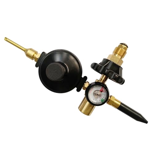 Tankregler Füllstoff Latex Ballonfüller Luftströme Inflator Regler mit Messgerät für CGA580 Tankventile von TQUXNGA