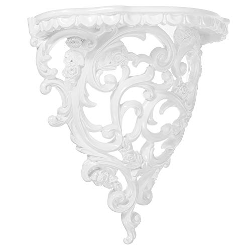 TQVLNMCR Dekorative Regale im Barockstil for Wohnzimmer, Blumen, Wandbehang, Lagerregal, europäischer Stil, Dekor for Zuhause, Café, klein TQVLNMCR Dekorative Regale im Barockstil for Wohnzimmer, Blumen, Wandbehang, Lagerregal, europäischer Stil, Dekor for Zuhause, Café, klein von TQVLNMCR