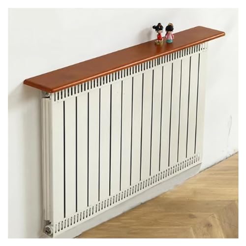 TQVLNMCR Schwebendes Pflanzenregal über dem Heizkörper, Rauch- und staubdichte rechteckige Holzplatte for Zuhause/Hotel/Kindergarten(Style-a,90x20x2.2cm/35.4x7.9x0.9in) von TQVLNMCR