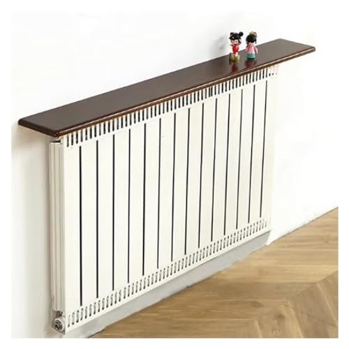 TQVLNMCR Schwebendes Pflanzenregal über dem Heizkörper, Rauch- und staubdichte rechteckige Holzplatte for Zuhause/Hotel/Kindergarten(Style-b,90x20x2.2cm/35.4x7.9x0.9in) von TQVLNMCR