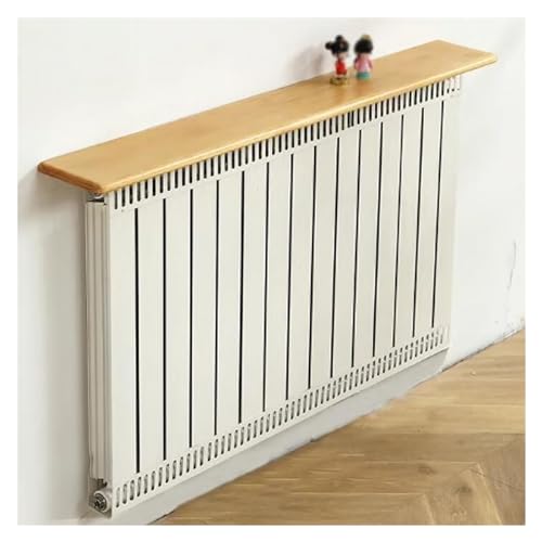 TQVLNMCR Schwebendes Pflanzenregal über dem Heizkörper, Rauch- und staubdichte rechteckige Holzplatte for Zuhause/Hotel/Kindergarten(Wood,90x20x2.2cm/35.4x7.9x0.9in) von TQVLNMCR