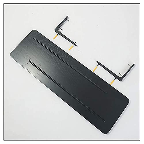 TQVLNMCR Wandmontierte schwebende Regale, Lagerregal aus natürlicher Eiche, 100 x 25 cm, Bücherregal-Nizer for Zuhause und Büro, stilvolle Aufbewahrungslösung for kleine Räume(Yellow,80X25Cm) von TQVLNMCR