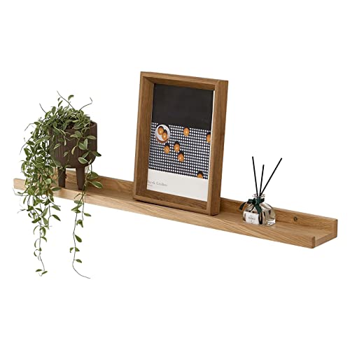 TQVLNMCR Wandregale,Schweberegale aus Eichenholz,Fotoregal for Schlafzimmer,Wohnzimmer,Badezimmer,Breite 15cm(31.2 in) von TQVLNMCR