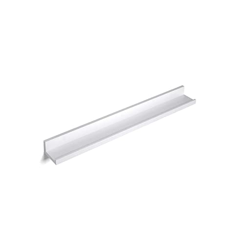 TQVLNMCR Weiße schwebende Regale, schwebendes Regal aus Eichenholz, for die Wand, Wandregale for Schlafzimmer, Wohnzimmer, Badezimmerküche(23.4 in) von TQVLNMCR