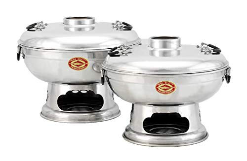 Mongolentopf - Hot Pot - Thai Fondue - Feuertopf aus Thailand (20 cm) von TR A Industries Co. Ltd.