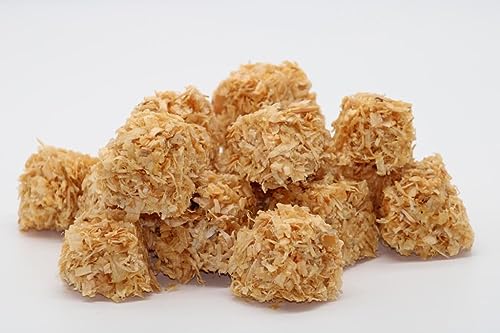 TR-FLAMES Bio Anzünder aus Späne und Wachs Handmade Holzanzünder Feueranzünder Ofenanzünder Kamin Brennholz (200 Stück) von TR-FLAMES