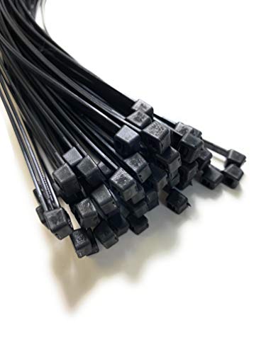 TR Tools Schwarz Kabelbinder Extra lange Krawatten 900mm x 9mm Schwerlast 20 Stück von tr tools