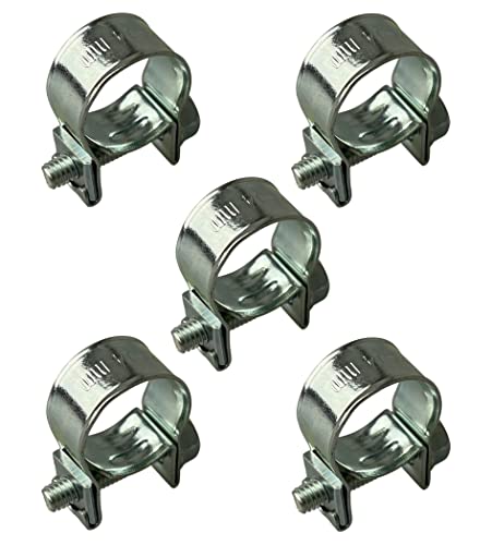 Mini Schlauchschelle für Kraftstoffleitung verzinkt 14-16mm (5 Stück) von TR
