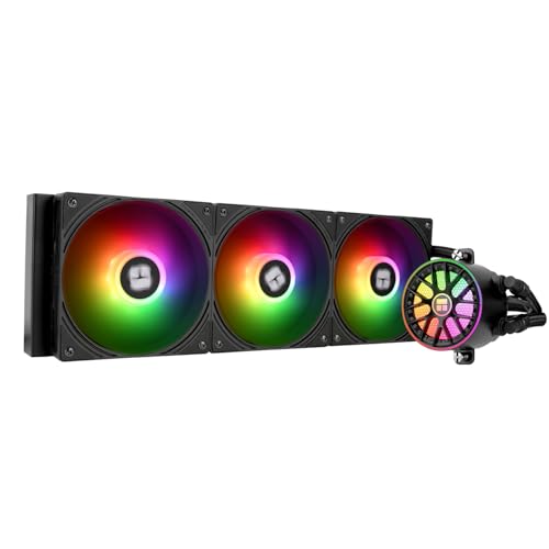 TR -AQUA ELITE 360 V6 ARGB Weiß CPU Flüssigkeitskühler, 360 Kühlreihen, 3 x 120 mm Wasserkühler, AMD:AM4/AM5, Intel LGA115X/1200/2011/1700/1851, CPU Kühler AIO TR -AQUA ELITE 360 V6 ARGB Weiß CPU Flüssigkeitskühler, 360 Kühlreihen, 3 x 120 mm Wasserkühler, AMD:AM4/AM5, Intel LGA115X/1200/2011/1700/1851, CPU Kühler AIO von TR