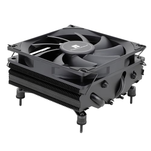 TR AXP90 X47 Schwarz Low Profile CPU Cooler, mit PWM TL-9015 92mm Lüfter, ITX CPU Cooler, Höhe 47 mm, für AMD AM4 AM5/Intel 1150/1151/1155/1156/1200/1700(AXP90 X47 BLACK) von TR