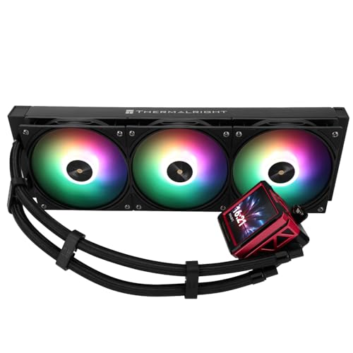 TR FW360 Ultra ARGB Schwarz CPU AIO Cooler, Wasserkühlersystem PC 360 Spezifikation, IPS LCD Display mit 480x480 Auflösung, für AM4/AM5 und Intel LGA1700/1851, Hochleistungspumpe TR FW360 Ultra ARGB Schwarz CPU AIO Cooler, Wasserkühlersystem PC 360 Spezifikation, IPS LCD Display mit 480x480 Auflösung, für AM4/AM5 und Intel LGA1700/1851, Hochleistungspumpe von TR
