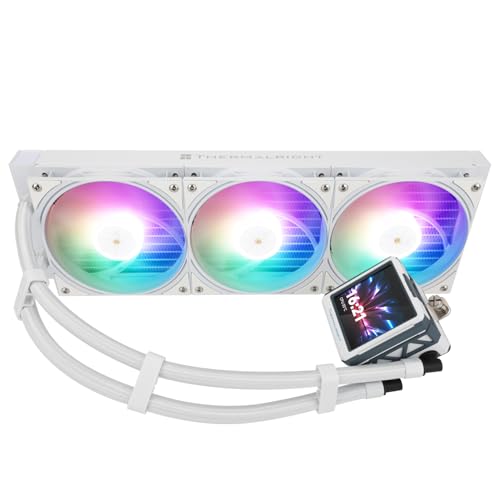 TR FW360 Ultra ARGB Weiß CPU AIO Cooler, PC 360 Spezifikation, IPS LCD Display mit 480x480 Auflösung, für AM4 / AM5 und Intel LGA1700 / 1851, Hochleistungspumpe TR FW360 Ultra ARGB Weiß CPU AIO Cooler, PC 360 Spezifikation, IPS LCD Display mit 480x480 Auflösung, für AM4 / AM5 und Intel LGA1700 / 1851, Hochleistungspumpe von TR