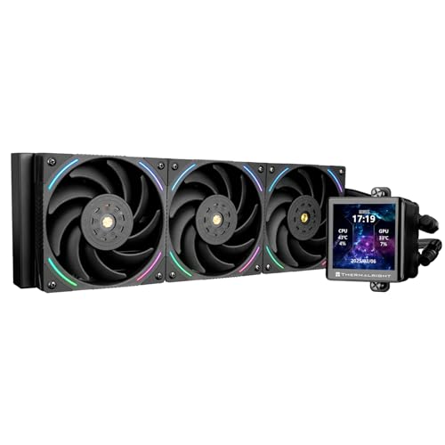 TR Frozen Vision 360 Black V2 -Liquid CPU, mit 3 PWM-Lüftern, 2,88 Zoll IPS LCD Display mit quadratischem Bild für 480 x 480 Pixel, Computer-CPU-Wasserkühler für AM4/AM5 und Intel 1700/115X/2011 TR Frozen Vision 360 Black V2 -Liquid CPU, mit 3 PWM-Lüftern, 2,88 Zoll IPS LCD Display mit quadratischem Bild für 480 x 480 Pixel, Computer-CPU-Wasserkühler für AM4/AM5 und Intel 1700/115X/2011 von TR