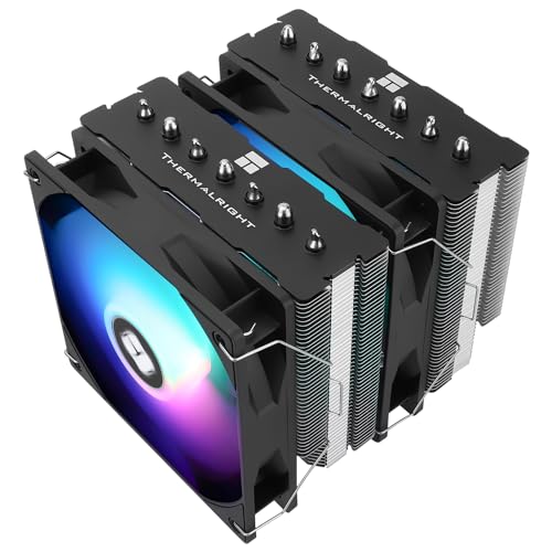 TR PS120SE ARGB CPU-Luftkühler, 7 Heatpipes, CPU-Kühler, Dual PWM TL-C12B-S V2-Lüfter, AGHP-Technologie, S-FDB-Lager, für AMD AM4 AM5/Intel 1700/1150/1151/1200 von TR
