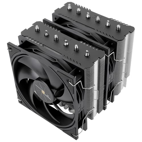 TR Peerless Assassin 120 SE V3 CPU-Kühler, 6 Heatpipes AGHP-Technologie, zwei 120-mm-PWM-Lüfter, 2000 U/min Geschwindigkeit, forAM5/Intel LGA 1700/1851/115X/1200, PC-Kühler von TR