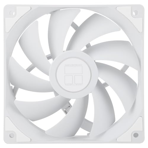TR TL-C12CW Gehäuselüfter 120mm Gehäuselüfter Leiser 4-Pin PWM Computerlüfter mit S-FDB-Lager enthalten, Kühler bis zu 1550RPM Lüfter von TR