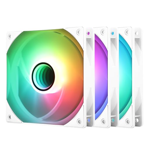 TR TL-C12W-S V3 X3 Gehäuselüfter, 120 mm, ARGB CPU Cooler Fan wird mit ARGB Spiegeleffekt, leiser Lüfter PC PWM mit 1500 U/min Geschwindigkeit geliefert TR TL-C12W-S V3 X3 Gehäuselüfter, 120 mm, ARGB CPU Cooler Fan wird mit ARGB Spiegeleffekt, leiser Lüfter PC PWM mit 1500 U/min Geschwindigkeit geliefert von TR