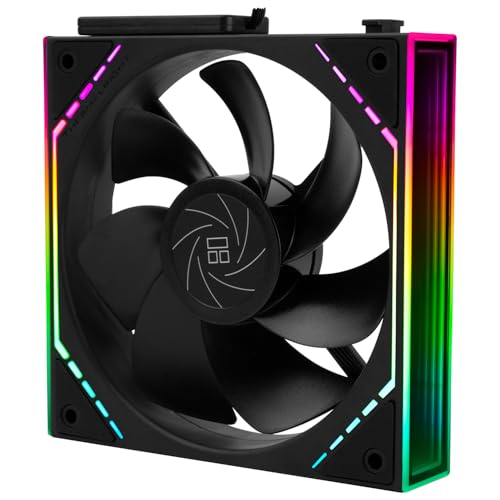 TR -TL-M12QR CPU-Lüfter 120 mm Clomber Gehäuse PWM Anschluss Leise Computerkühlung mit S-FDB-Lager, PC Lüfter mit Argb Spiegeleffekt, geräuscharm von TR