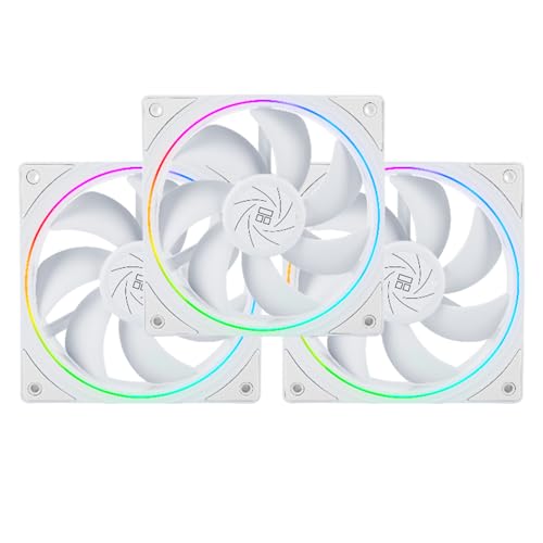 TR TL-S12W X3 Gehäuselüfter, 120 mm Gehäuselüfter, 4-poliger PWM-Anschluss, leiser Computer-Lüfter mit S-FDB-Lager, Lüfter bis zu 15 TR TL-S12W X3 Gehäuselüfter, 120 mm Gehäuselüfter, 4-poliger PWM-Anschluss, leiser Computer-Lüfter mit S-FDB-Lager, Lüfter bis zu 15 von TR