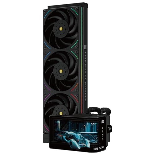 TR -Wonder Vision 360 UB ARGB schwarz AIO CPU Liquid Cooler, für AM5 / Intel LGA1851 / 1700, gebogenes 3D-Display von 6,67 Zoll mit Auflösungen 2400 x 1080, Magnetpanel-Display TR -Wonder Vision 360 UB ARGB schwarz AIO CPU Liquid Cooler, für AM5 / Intel LGA1851 / 1700, gebogenes 3D-Display von 6,67 Zoll mit Auflösungen 2400 x 1080, Magnetpanel-Display von TR