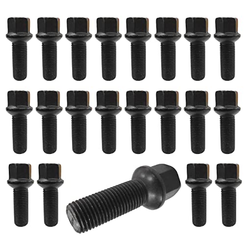 20 Radschrauben Radbolzen schwarz Kugelbund R13 M14x1,5 55mm 20 Radschrauben Radbolzen schwarz Kugelbund R13 M14x1,5 55mm von TRACER