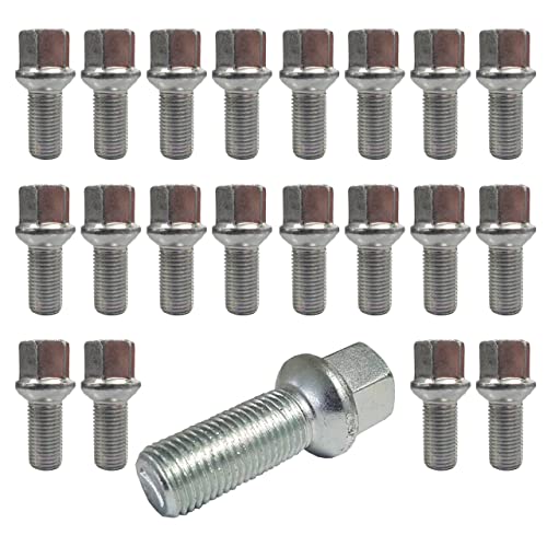 20 Radschrauben Radbolzen silber Kugelbund R13 M14x1,5 37mm 20 Radschrauben Radbolzen silber Kugelbund R13 M14x1,5 37mm von TRACER