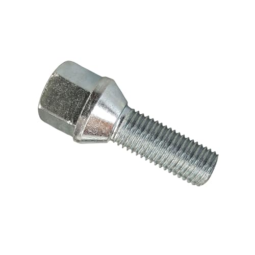 Radschraube Radbolzen Kegelbund silber M12x1,5 45mm von TRACER