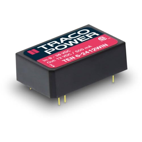 TRACOPOWER DC/DC-Wandler für Ten 6-4815WIN Nbr. Ausgänge: 1 x 48 V/DC 24 V/DC 250 mA 6 W 1 P TRACOPOWER DC/DC-Wandler für Ten 6-4815WIN Nbr. Ausgänge: 1 x 48 V/DC 24 V/DC 250 mA 6 W 1 P von TRACOPOWER
