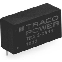 TracoPower TBA 2-0512 DC/DC-Wandler, Print 165mA 2W Anzahl Ausgänge: 1 x Inhalt 1St. TracoPower TBA 2-0512 DC/DC-Wandler, Print 165mA 2W Anzahl Ausgänge: 1 x Inhalt 1St. von TRACOPOWER
