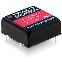 TracoPower THN 15-2413WIR DC/DC-Wandler, Print 24 V/DC +15 V/DC 1A 15W Anzahl Ausgänge: 1 x Inhalt TracoPower THN 15-2413WIR DC/DC-Wandler, Print 24 V/DC +15 V/DC 1A 15W Anzahl Ausgänge: 1 x Inhalt von TRACOPOWER