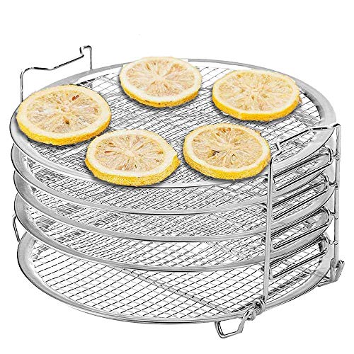 TRACUNA Stehen Sie für Ninja Foodi Schnell Topf und Luft Fritteuse, Lebensmittel QualitäT Edelstahl Dehydrator, 1 Packung/Set, 6,5 8 Qt von TRACUNA