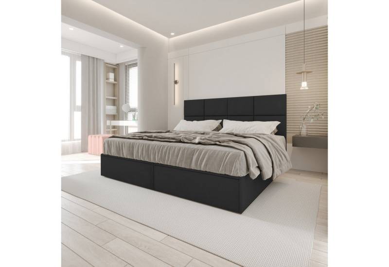 TRADA Boxspringbett GARDA mit Pocketmatratze & Topper 160x200 cm (Bett + Matratze + Topper), in verschiedenen Größen und Farben von TRADA