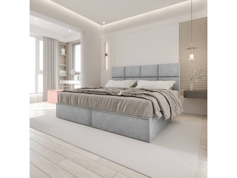 TRADA Boxspringbett GARDA mit Pocketmatratze & Topper 180x200 cm (Bett + Matratze + Topper), in verschiedenen Größen und Farben von TRADA