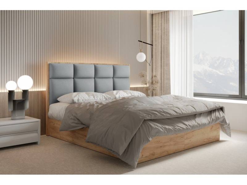 TRADA Boxspringbett SELVA 200x200 - Taschenmatratze Matratze - Elegant Bett mit Topper (Bett + Matratze + Topper), Mit seitlich öffnenden Bettkästen von TRADA
