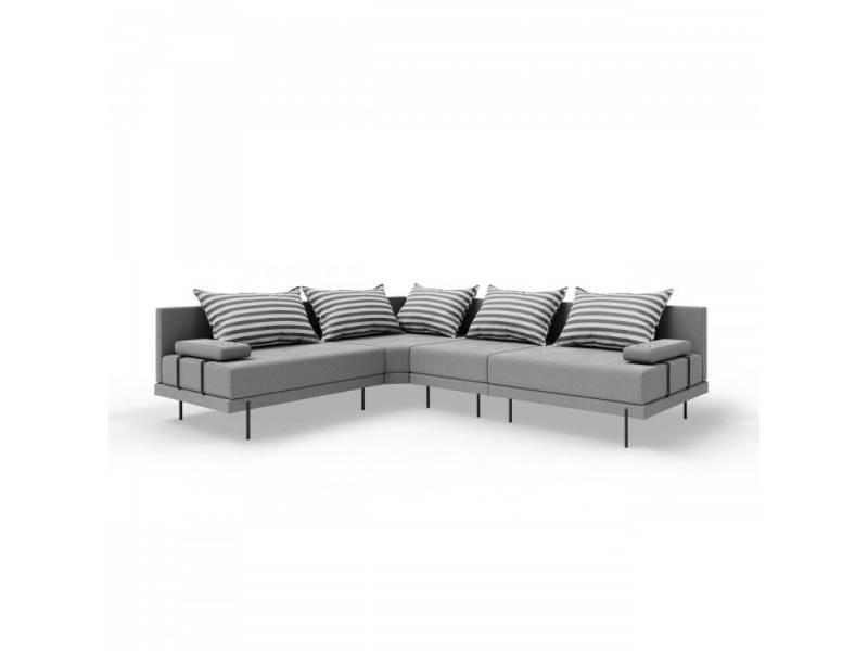 TRADA Gartenlounge-Set Gartensofa M beständig gegen Sonnenlicht & Wasser - Schwarz, Gartensofa mit 2 Getränkehaltern TRADA Gartenlounge-Set Gartensofa M beständig gegen Sonnenlicht & Wasser - Schwarz, Gartensofa mit 2 Getränkehaltern von TRADA