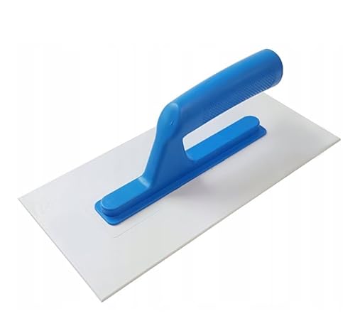 Kunststoffkelle ABS 27,9 cm Rendering Texturierung Decklack Zement Schwimmerkelle 280 x 140 x 3 mm (Blau) von TRADE 4 YOU LTD