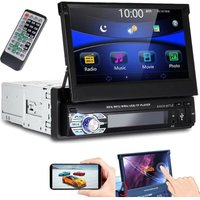 Trade Shop - 1 din autoradio mit verschwindendem bildschirm 7 stereo auto touch bluetooth gps usb sd - von TRADE SHOP TRAESIO